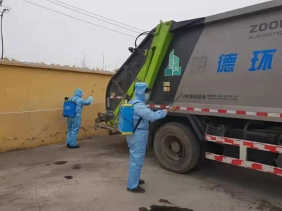 廣饒縣綜合執(zhí)法局 沖鋒在前顯擔(dān)當(dāng)，守土盡責(zé)抗疫情——筑牢疫情防控“環(huán)衛(wèi)防線”